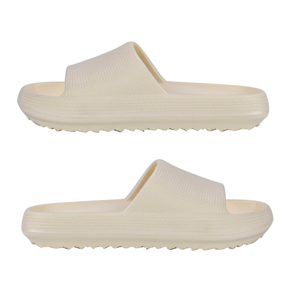 Set of 2 EVA Ladies Super-lightweight Cushioned Sandals and Sliders (Size 3-4) - Cream