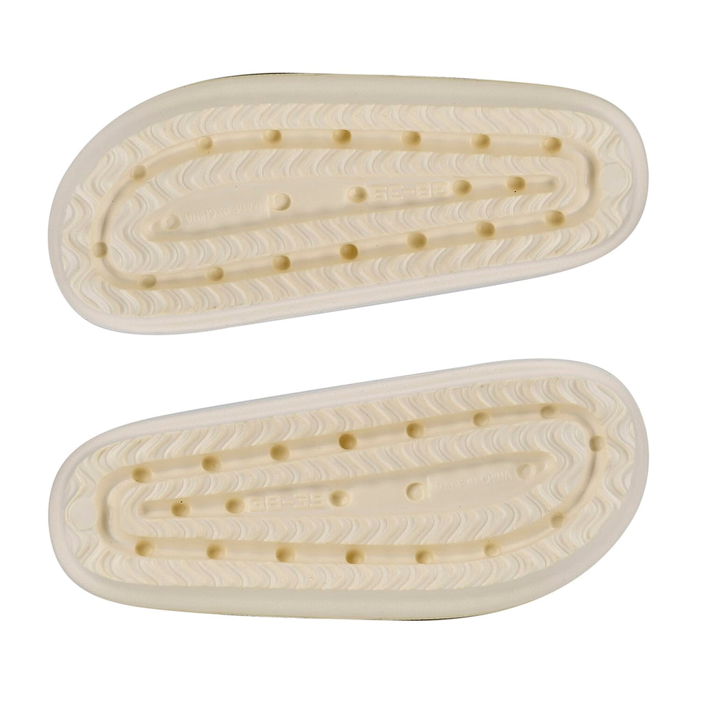 Set of 2 EVA Ladies Super-lightweight Cushioned Sandals and Sliders (Size 3-4) - Cream
