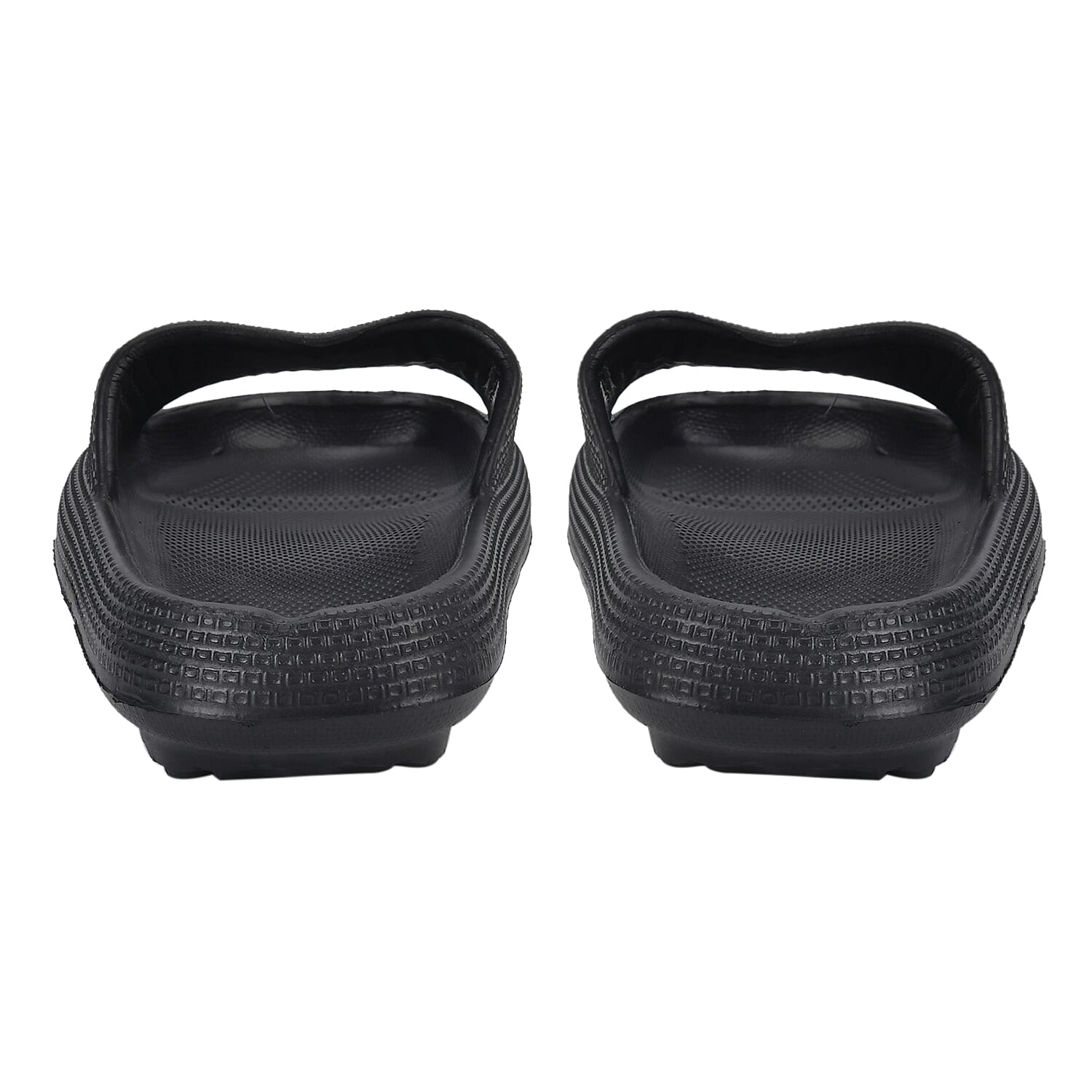 Set of 2 EVA Ladies Super-lightweight Cushioned Sandals and Sliders (Size 3-4) - Black