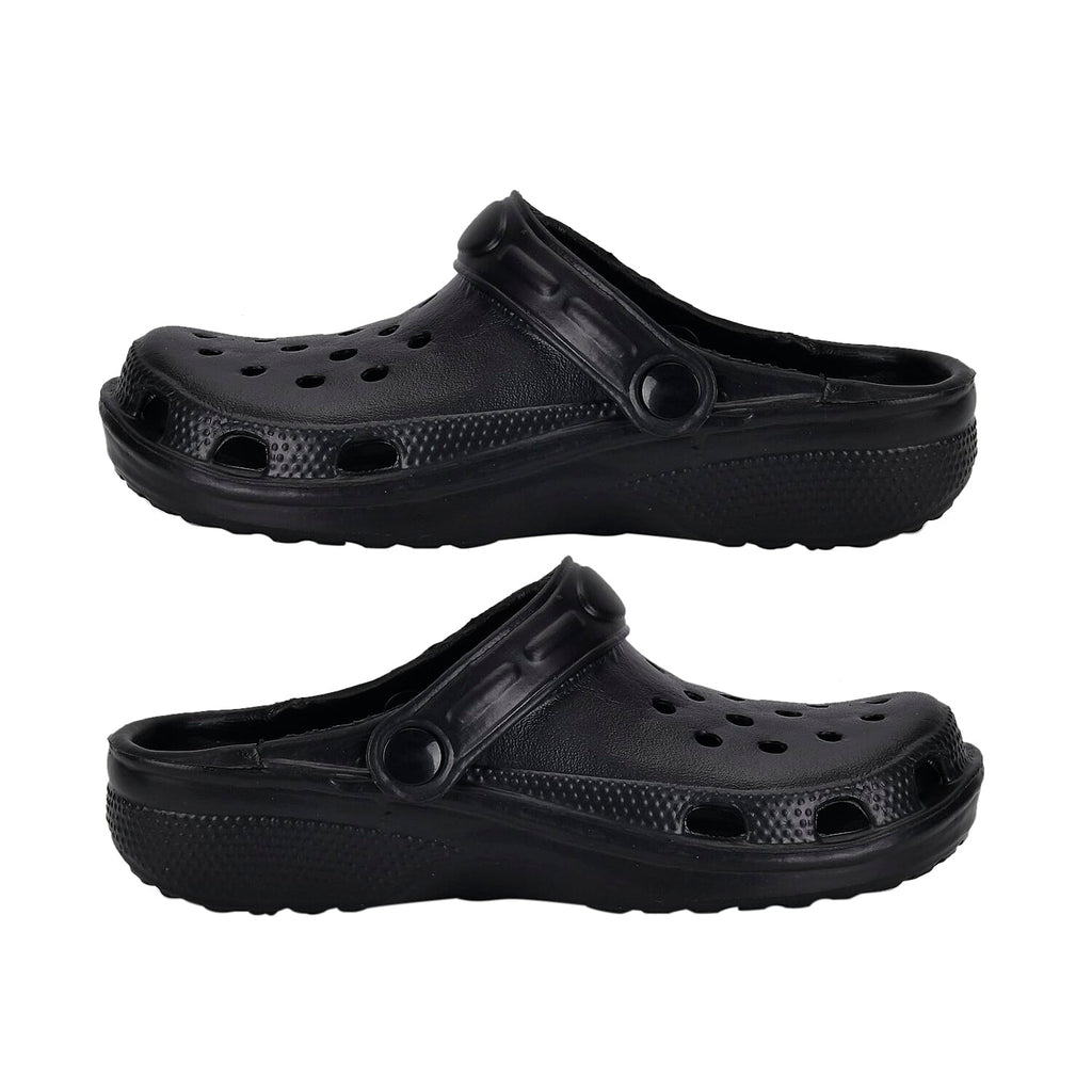 Set of 2 EVA Ladies Super-lightweight Cushioned Sandals and Sliders (Size 3-4) - Black