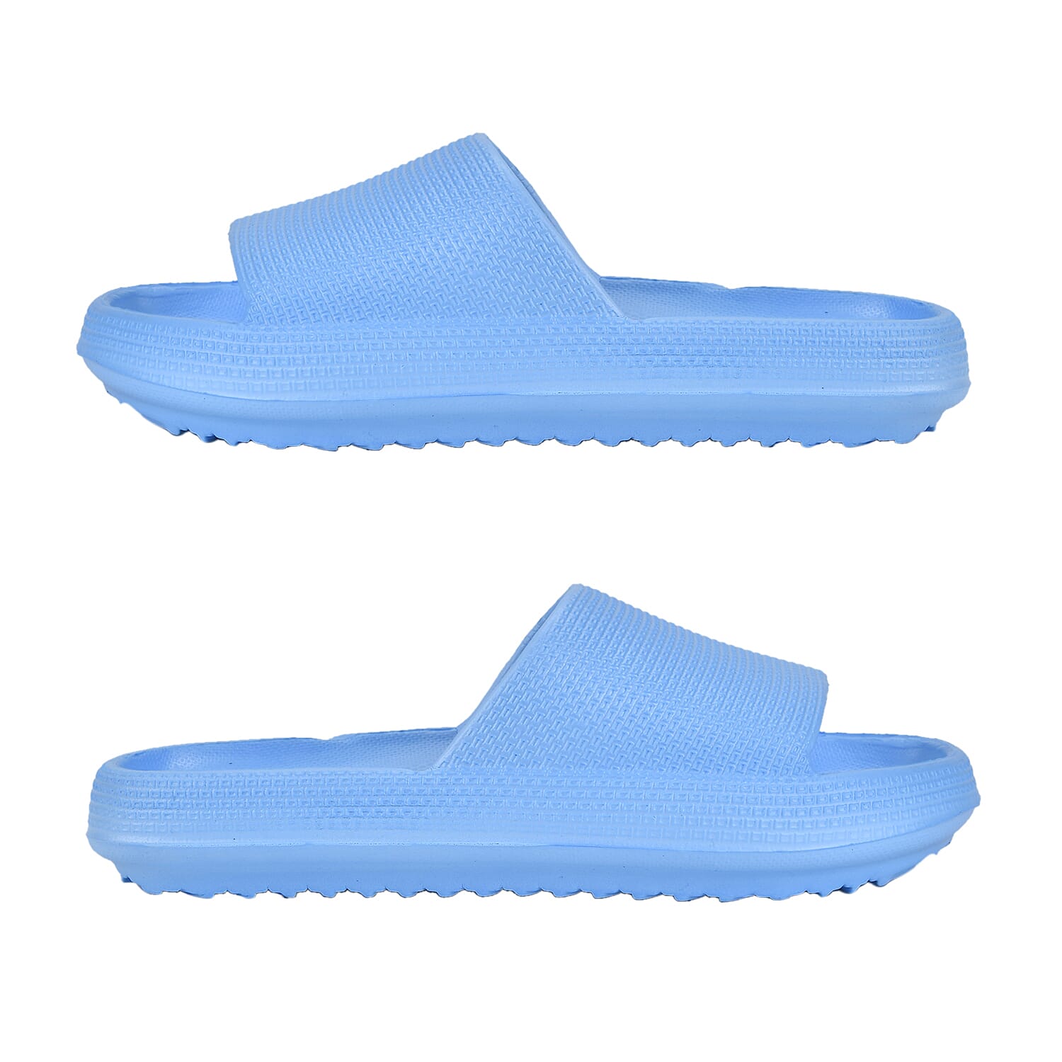 Set of 2 EVA Ladies Super-lightweight Cushioned Sandals and Sliders (Size 3-4) - Blue
