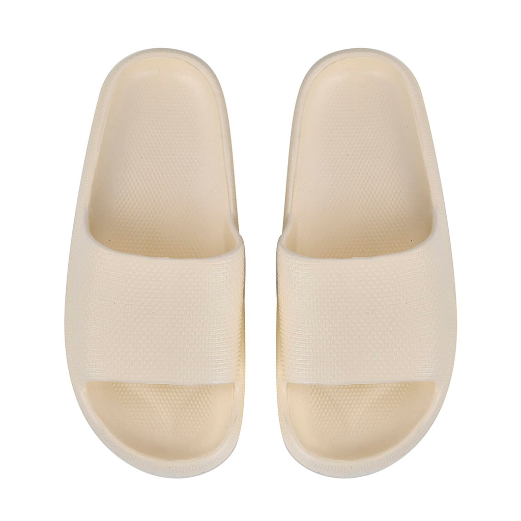 Set of 2 EVA Ladies Super-lightweight Cushioned Sandals and Sliders (Size 5-6) - Cream