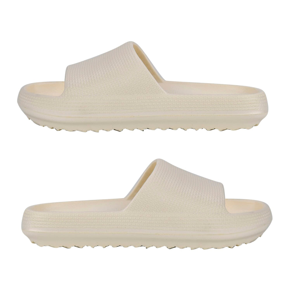 Set of 2 EVA Ladies Super-lightweight Cushioned Sandals and Sliders (Size 5-6) - Cream
