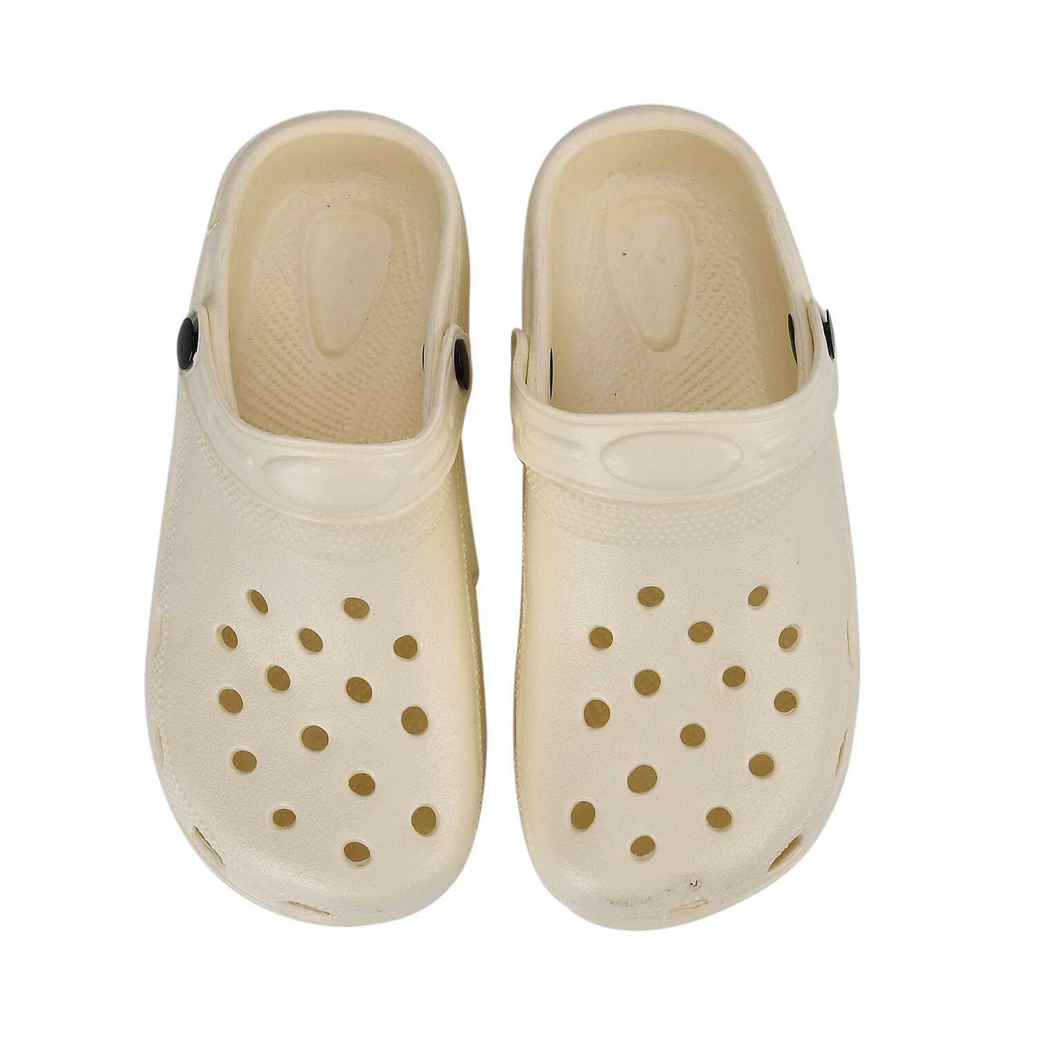 Set of 2 EVA Ladies Super-lightweight Cushioned Sandals and Sliders (Size 5-6) - Cream