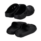 Set of 2 Ladies Lightweight Cushioned Sandals and Sliders (Size 5-6) - Black