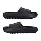 Set of 2 Ladies Lightweight Cushioned Sandals and Sliders (Size 5-6) - Black