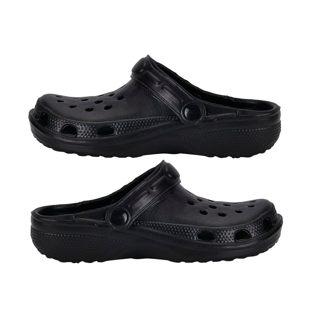 Set of 2 Ladies Lightweight Cushioned Sandals and Sliders (Size 5-6) - Black
