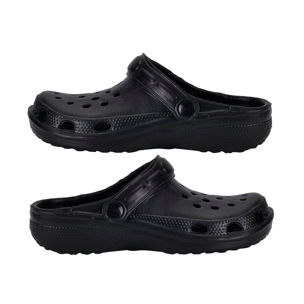 Set of 2 Ladies Lightweight Cushioned Sandals and Sliders (Size 5-6) - Black