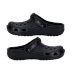 Set of 2 Ladies Lightweight Cushioned Sandals and Sliders (Size 5-6) - Black