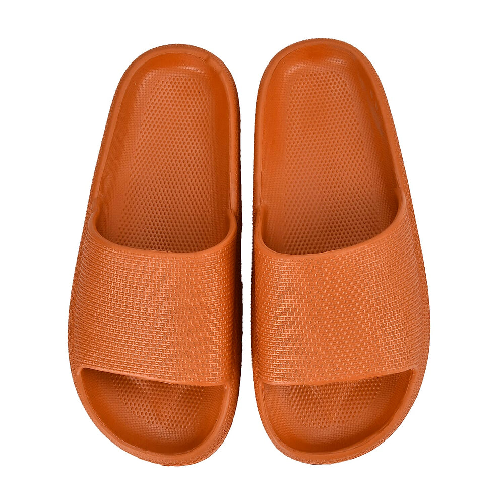 Set of 2 EVA Ladies Super-lightweight Sandals and Sliders (Size 5-6) - Orange