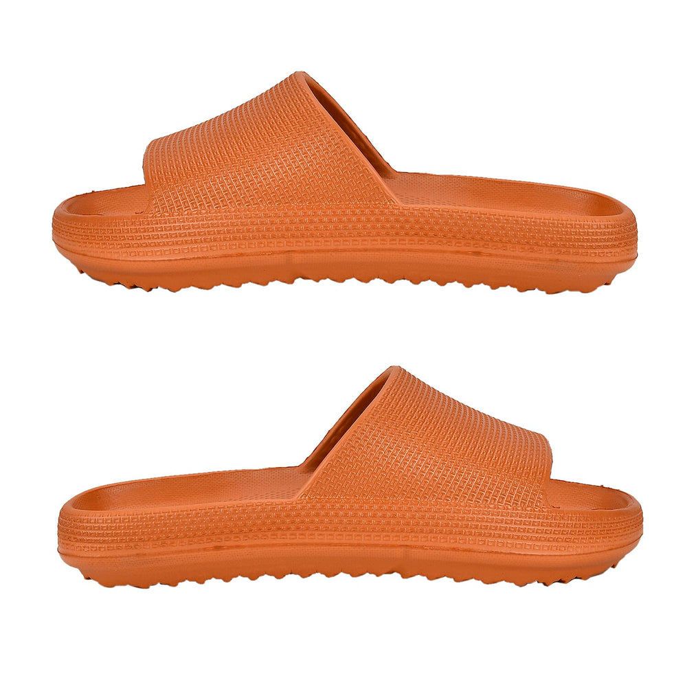 Set of 2 EVA Ladies Super-lightweight Sandals and Sliders (Size 5-6) - Orange