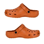 Set of 2 EVA Ladies Super-lightweight Sandals and Sliders (Size 5-6) - Orange