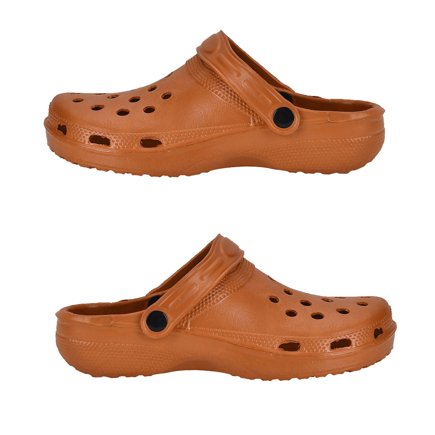 Set of 2 EVA Ladies Super-lightweight Sandals and Sliders (Size 5-6) - Orange