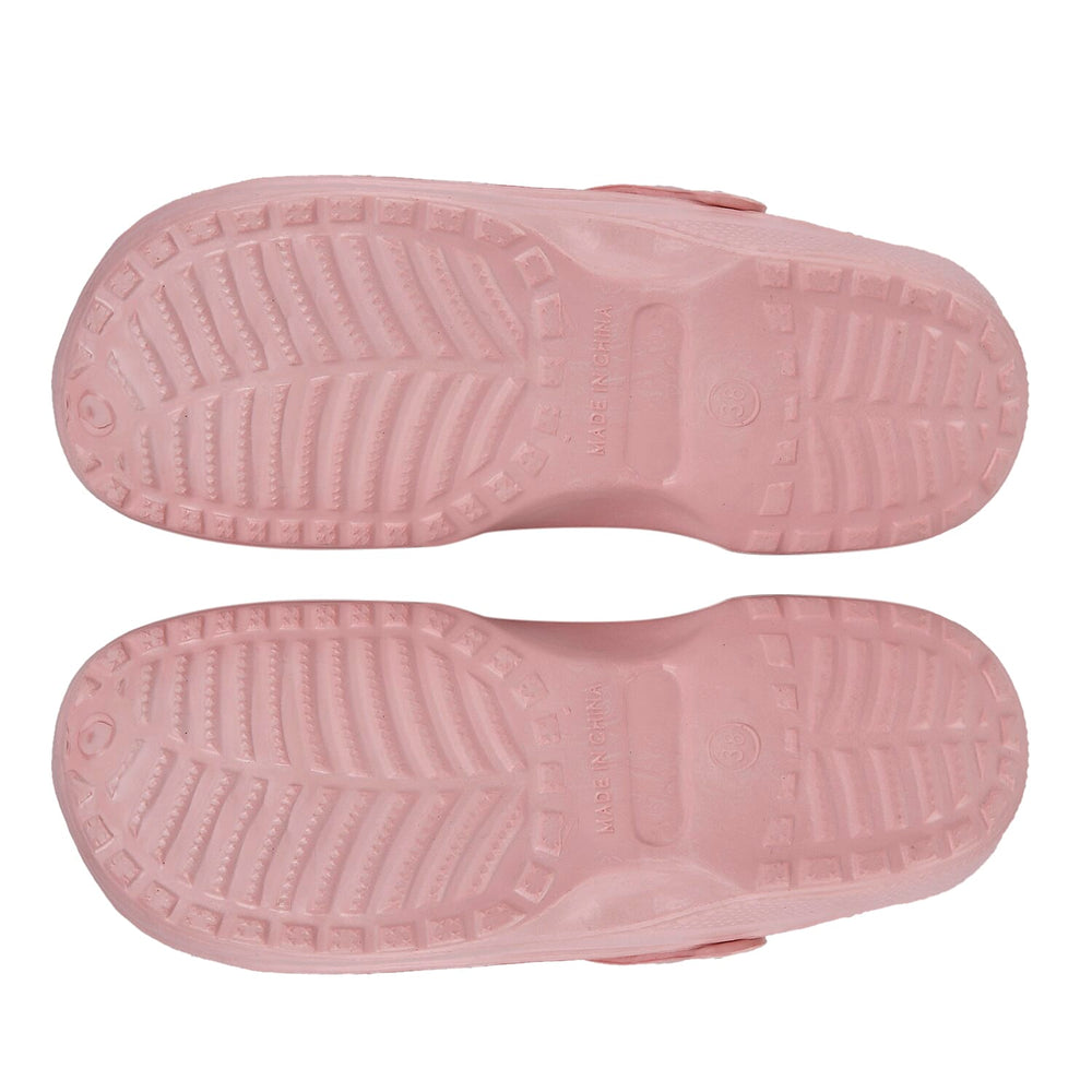 Set of 2 EVA Ladies Super-lightweight Cushioned Sandals and Sliders (Size 5-6) - Pink & Black