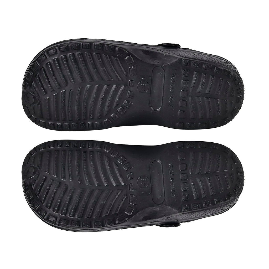 Set of 2 EVA Ladies Super-lightweight Cushioned Sandals and Sliders (Size 7-8) - Black