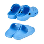 Set of 2 EVA Ladies Super-lightweight Cushioned Sandels and Slippers (Size 7-8) - Blue