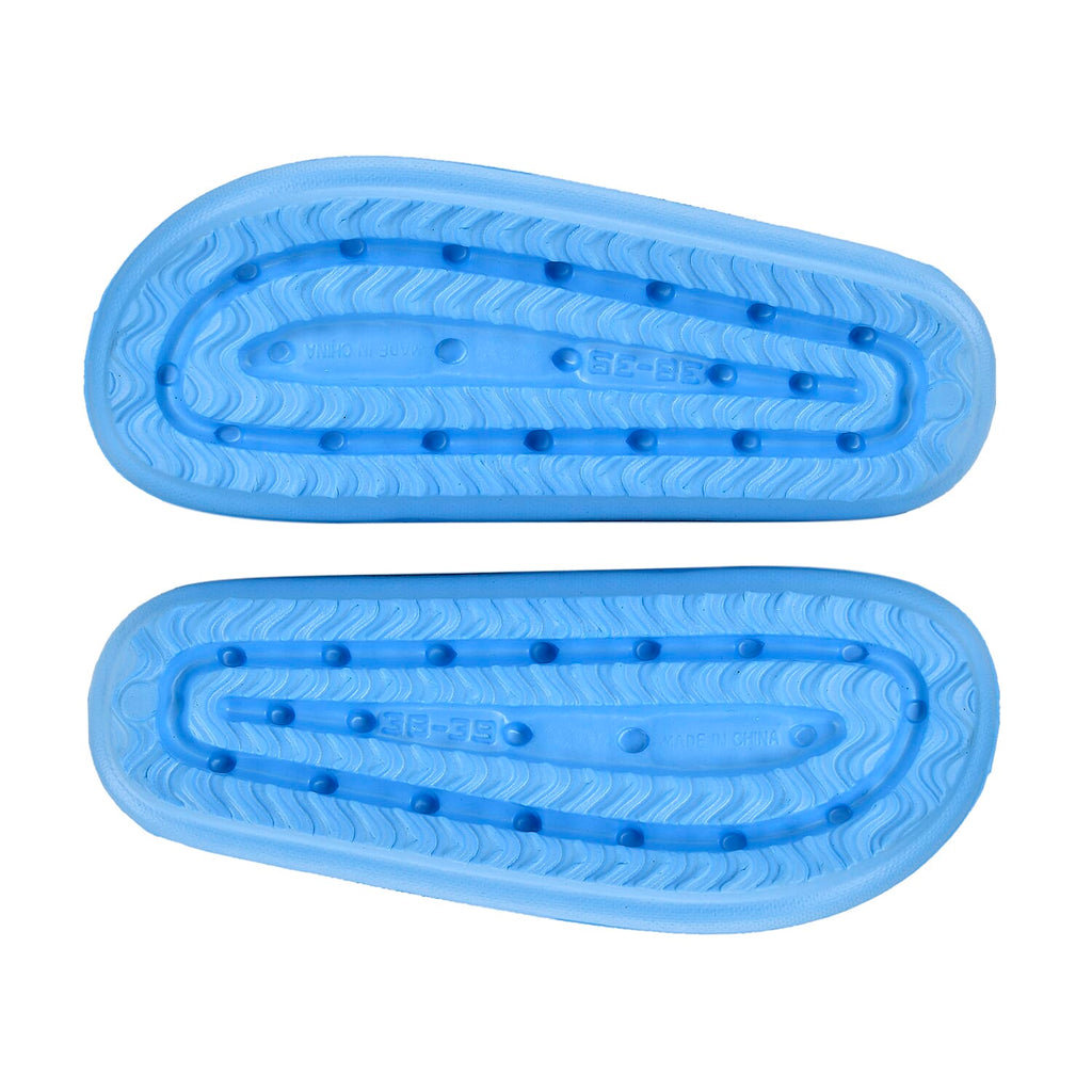 Set of 2 EVA Ladies Super-lightweight Cushioned Sandels and Slippers (Size 7-8) - Blue