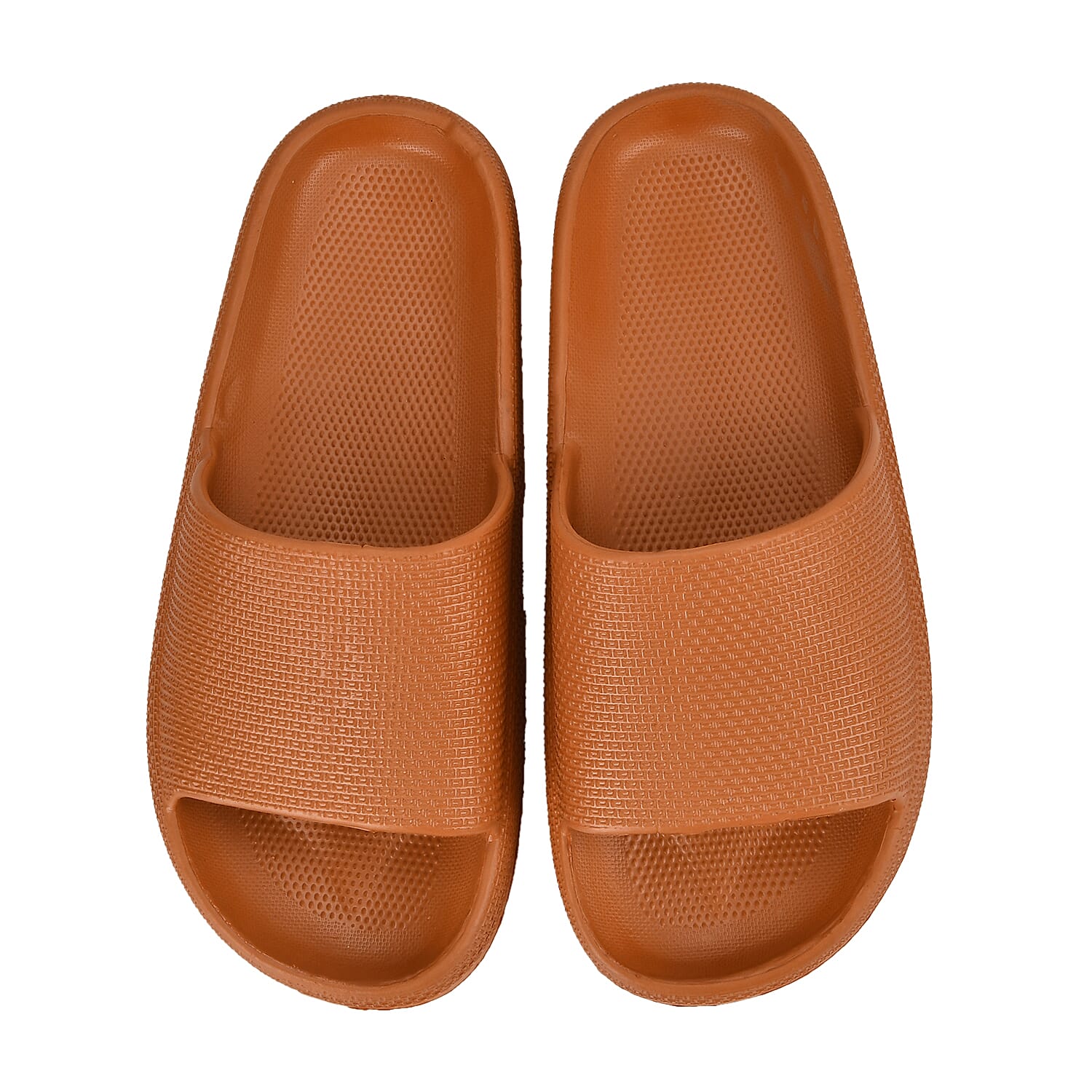 Set of 2 EVA Ladies Super-lightweight Cushioned Sandals and Sliders (Size 7-8) - Orange