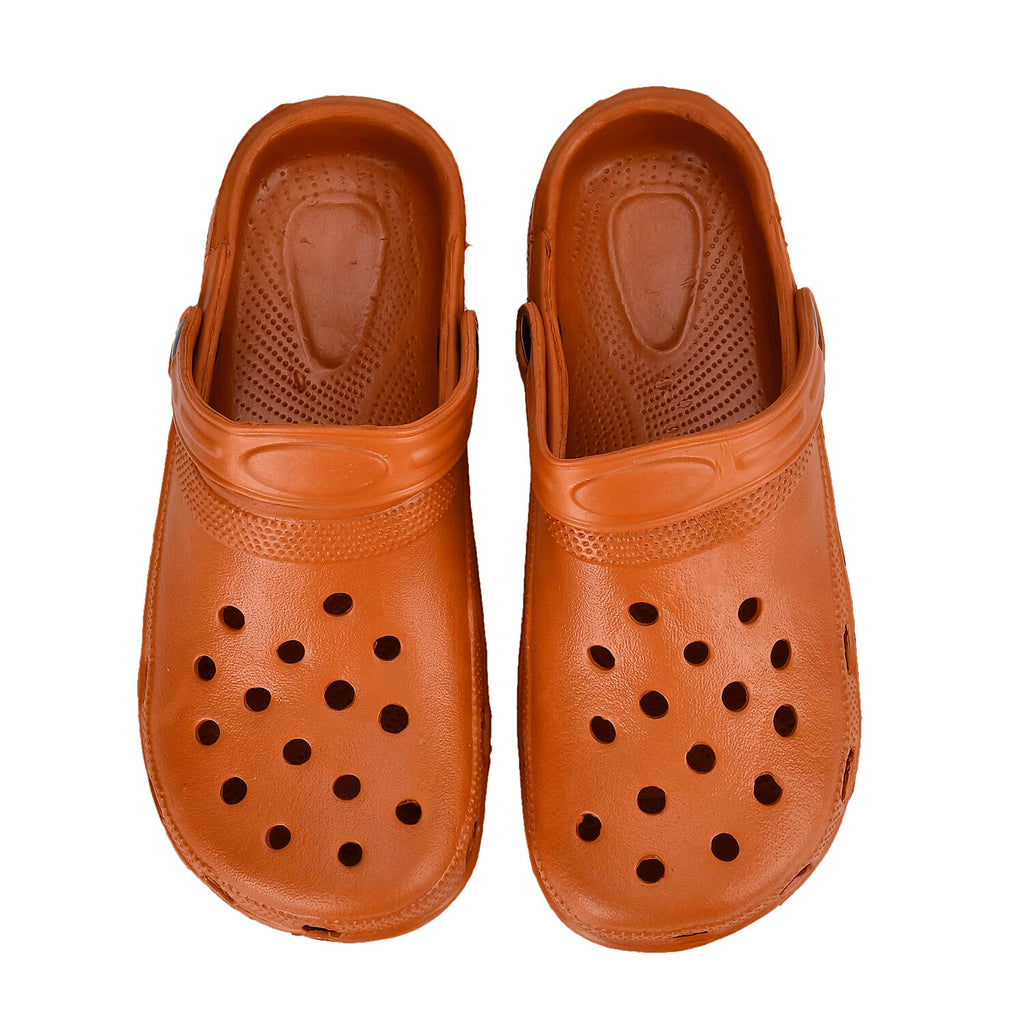 Set of 2 EVA Ladies Super-lightweight Cushioned Sandals and Sliders (Size 7-8) - Orange