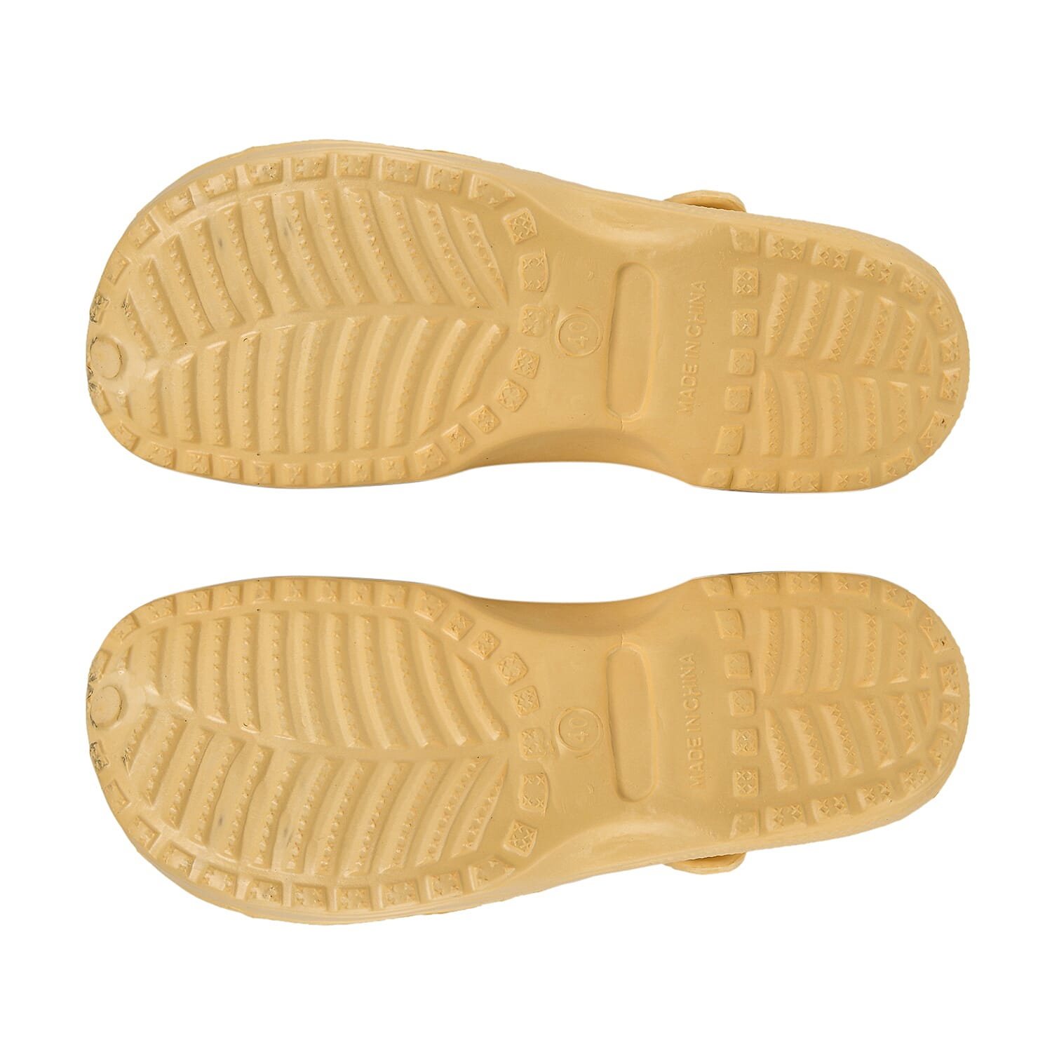 Set of 2 EVA Ladies Super-lightweight Cushioned Sandals and Sliders (Size 7-8) - Yellow