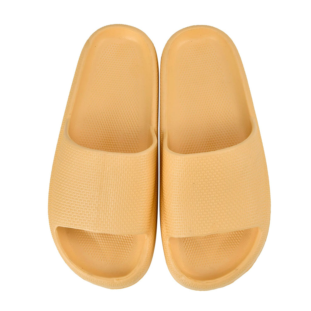 Set of 2 EVA Ladies Super-lightweight Cushioned Sandals and Sliders (Size 7-8) - Yellow