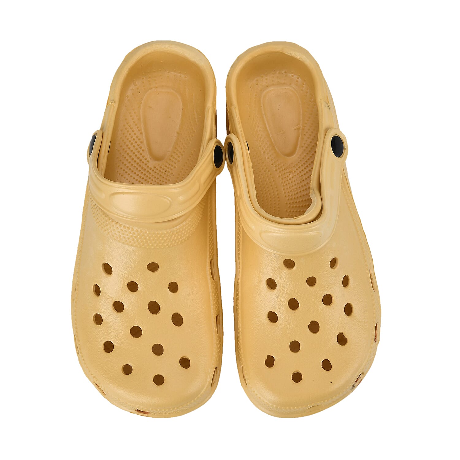 Set of 2 EVA Ladies Super-lightweight Cushioned Sandals and Sliders (Size 7-8) - Yellow