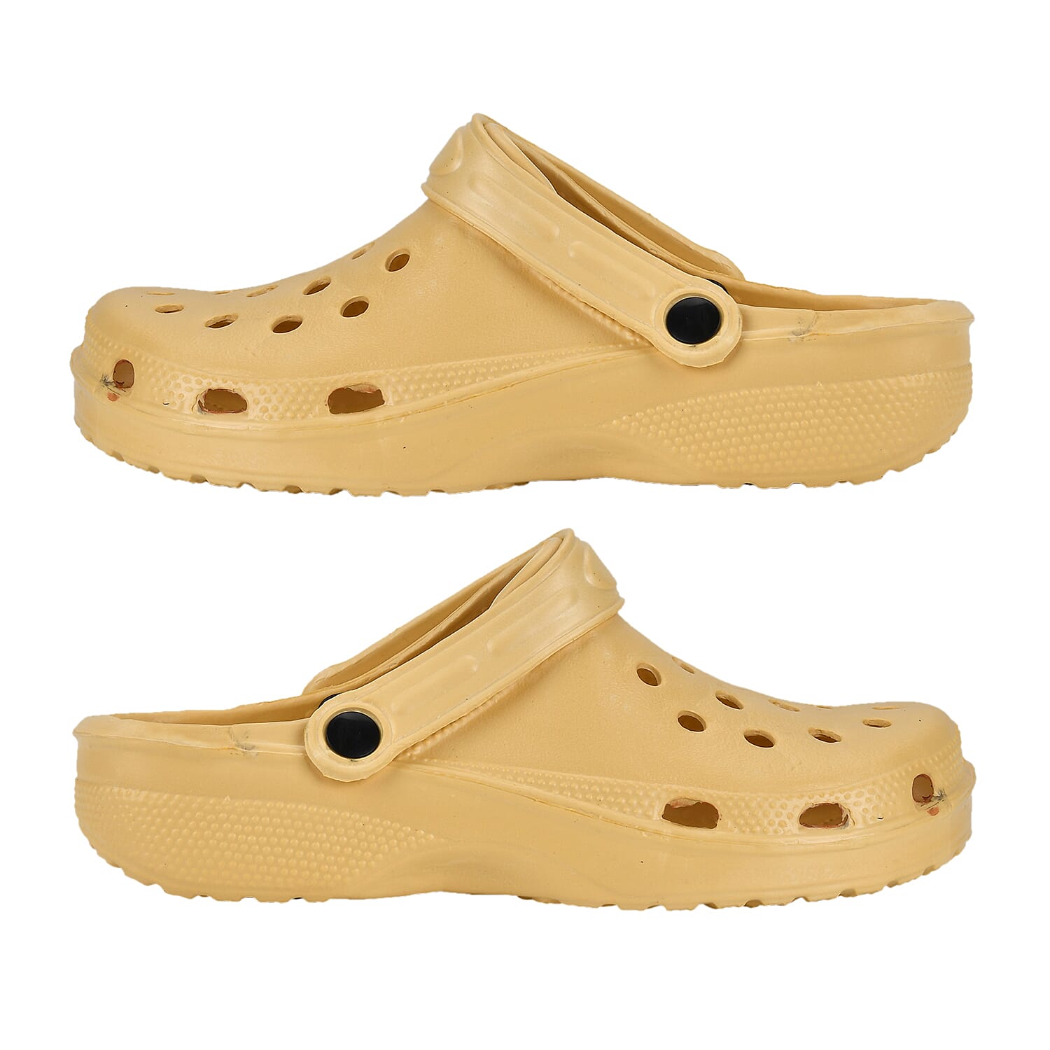 Set of 2 EVA Ladies Super-lightweight Cushioned Sandals and Sliders (Size 7-8) - Yellow