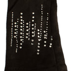 Ladies Studded Gloves - Black