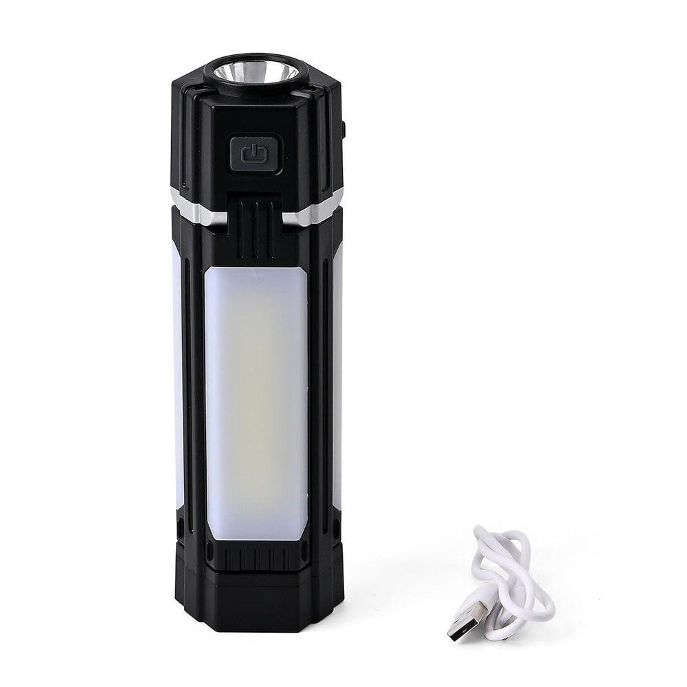 Multifunction Lamp with Power Bank Function, 5 Lighting Modes, Integrated Magnet - Built in 3000 mAh Battery Powered by USB Cable