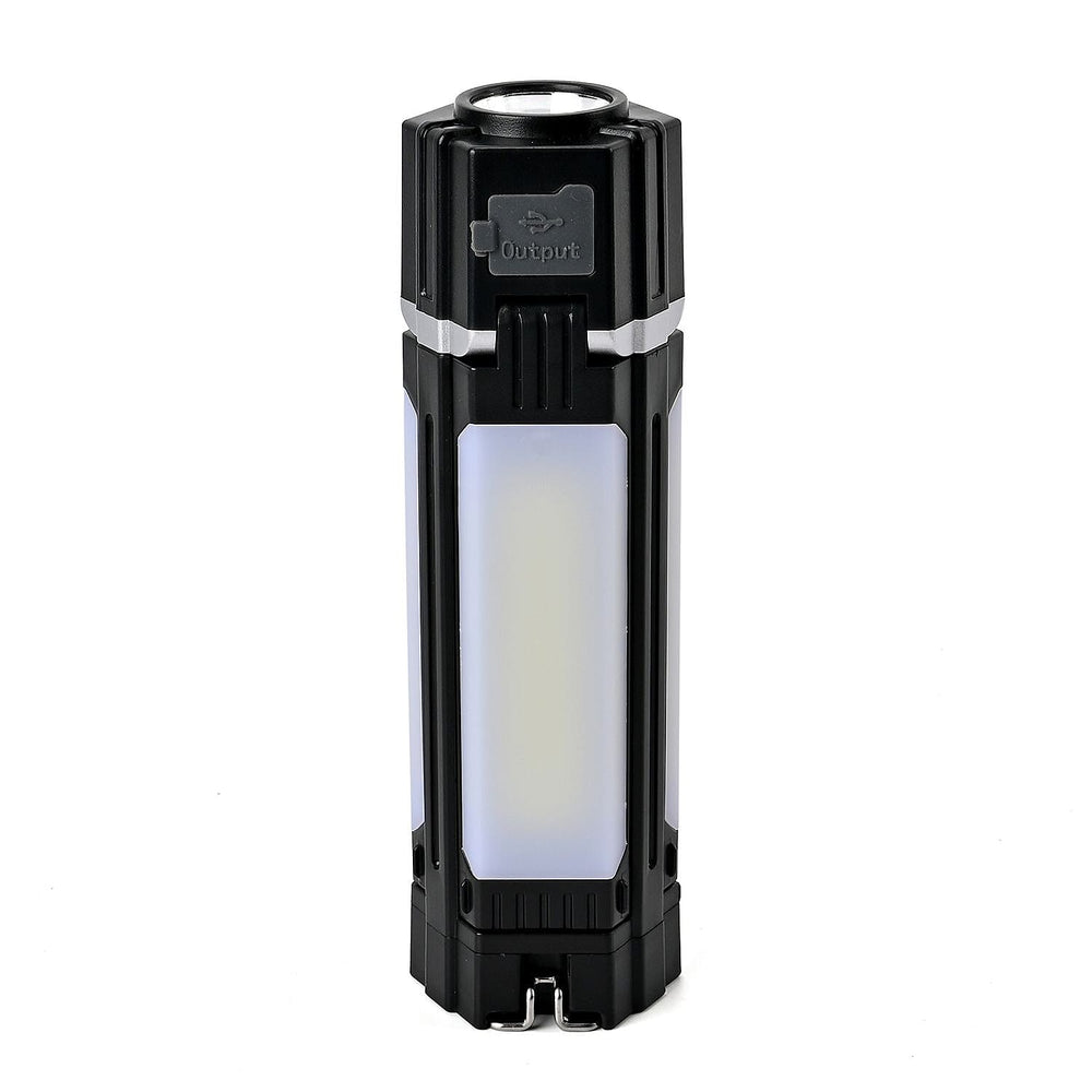Multifunction Lamp with Power Bank Function, 5 Lighting Modes, Integrated Magnet - Built in 3000 mAh Battery Powered by USB Cable