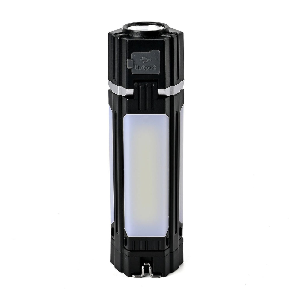 Multifunction Lamp with Power Bank Function, 5 Lighting Modes, Integrated Magnet - Built in 3000 mAh Battery Powered by USB Cable