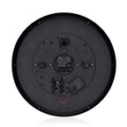 Large Vintage Turning Gears Wall Clock with Large Roman Numerals, Distinctive Retro Design (Size 45 cm) - Black plain