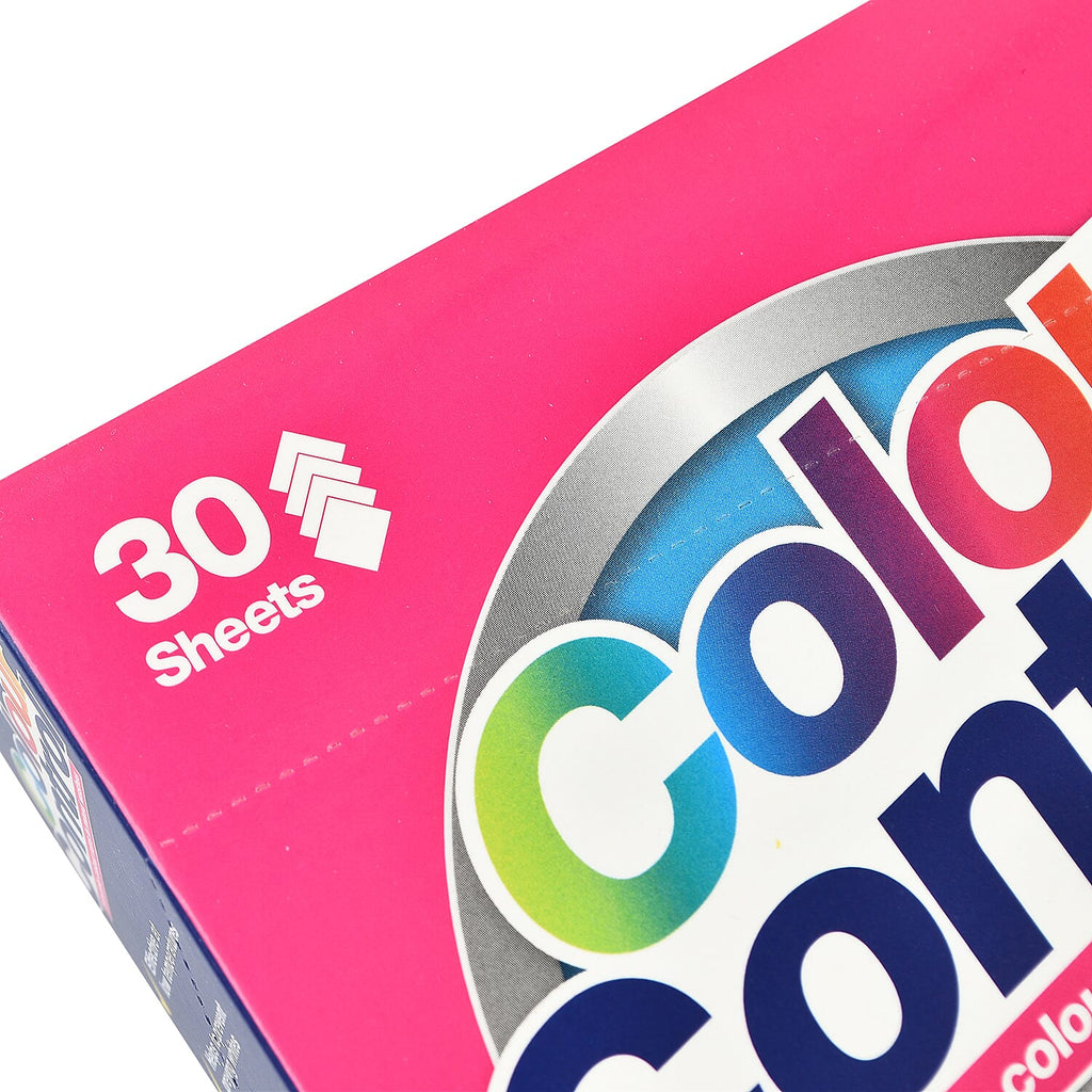 Colour Control Laundry Sheets Avoid Colour Runs Mixed Clothes Washing 30 Sheets - Pink