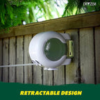 DRYZEMS Retractable Washing Line (30m) -  White