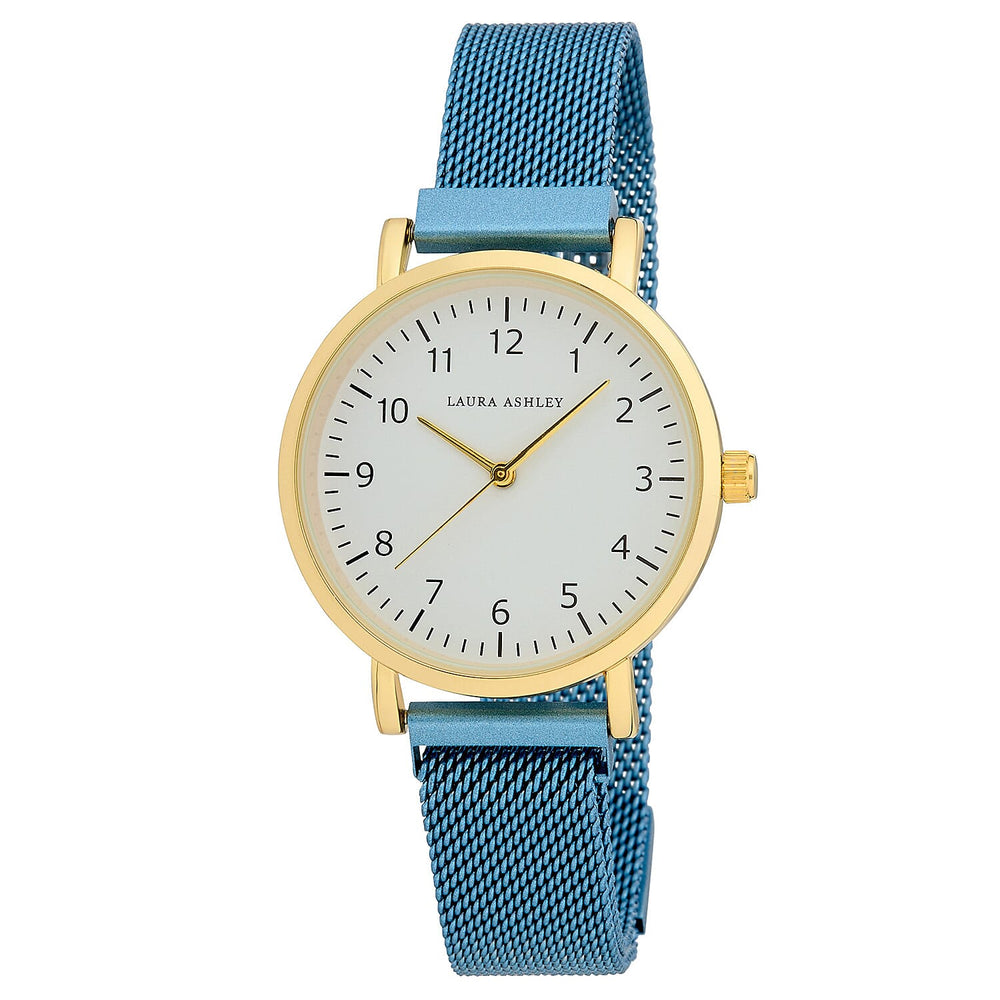 Laura Ashley Digital Ladies Watch in Alloy - Blue