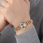 Laura Ashley Ladies Watch with Stainless Steel Bracelet in Rose Gold Tone