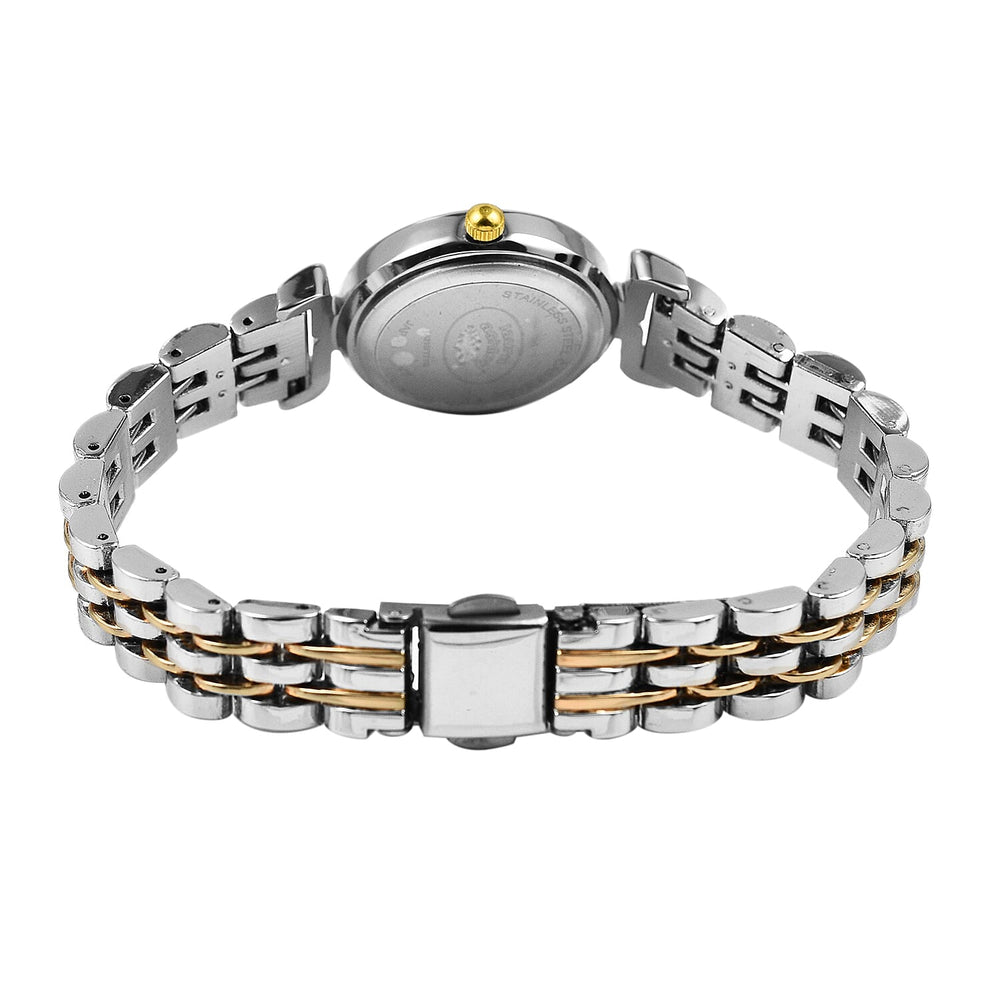 Laura Ashley Ladies Watch with Stainless Steel Bracelet in Silver Tone