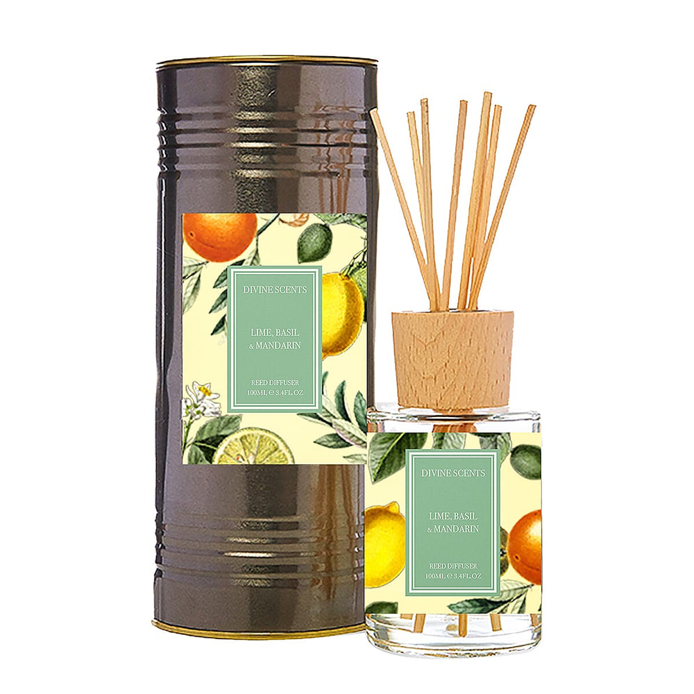 Laurelle - Lime, Basil - Mandarin Diffuser - 100ml
