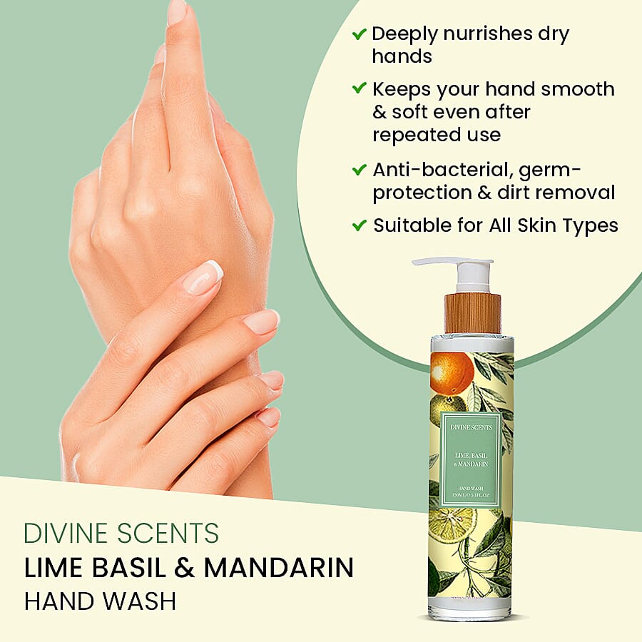 Laurelle- Lime Basil - Mandarin Hand Wash - 150ml