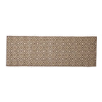 Diamond Pattern Rug - Door Mat (Size 150x50cm) - Peach
