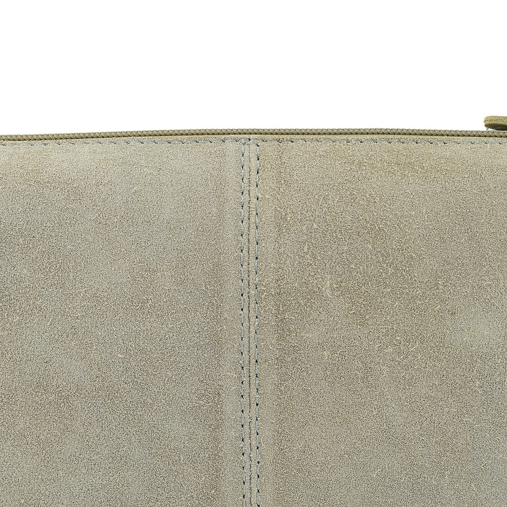 Closeout - Ecotorie Genuine Leather Leopard Printed Crossbody Bag With Shoulder Strap - Beige