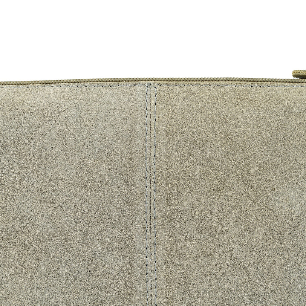Closeout - Ecotorie Genuine Leather Leopard Printed Crossbody Bag With Shoulder Strap - Beige