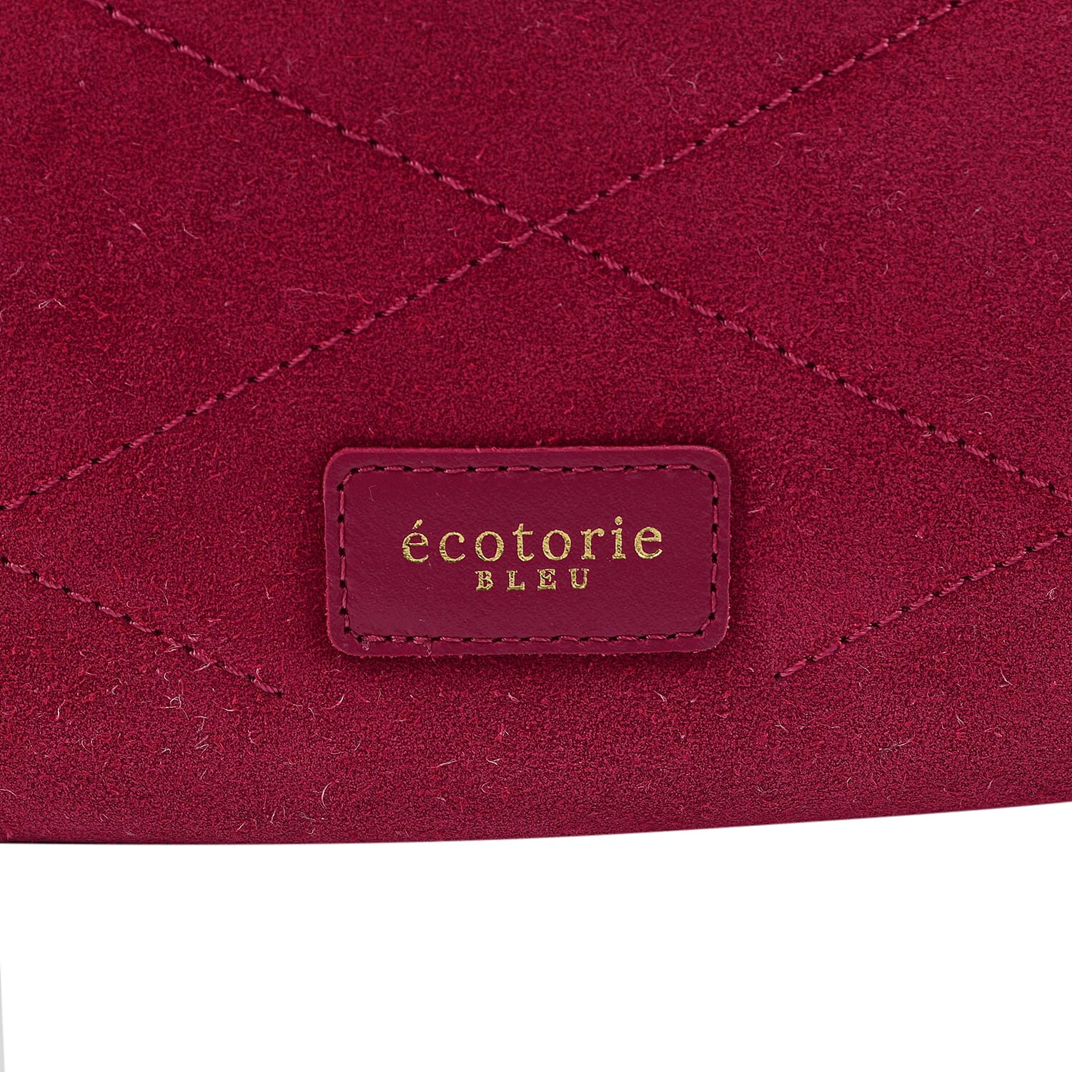 Closeout - Ecotorie Genuine Leather Leopard Printed Crossbody Bag With Chain Shoulder Strap - Fuschia