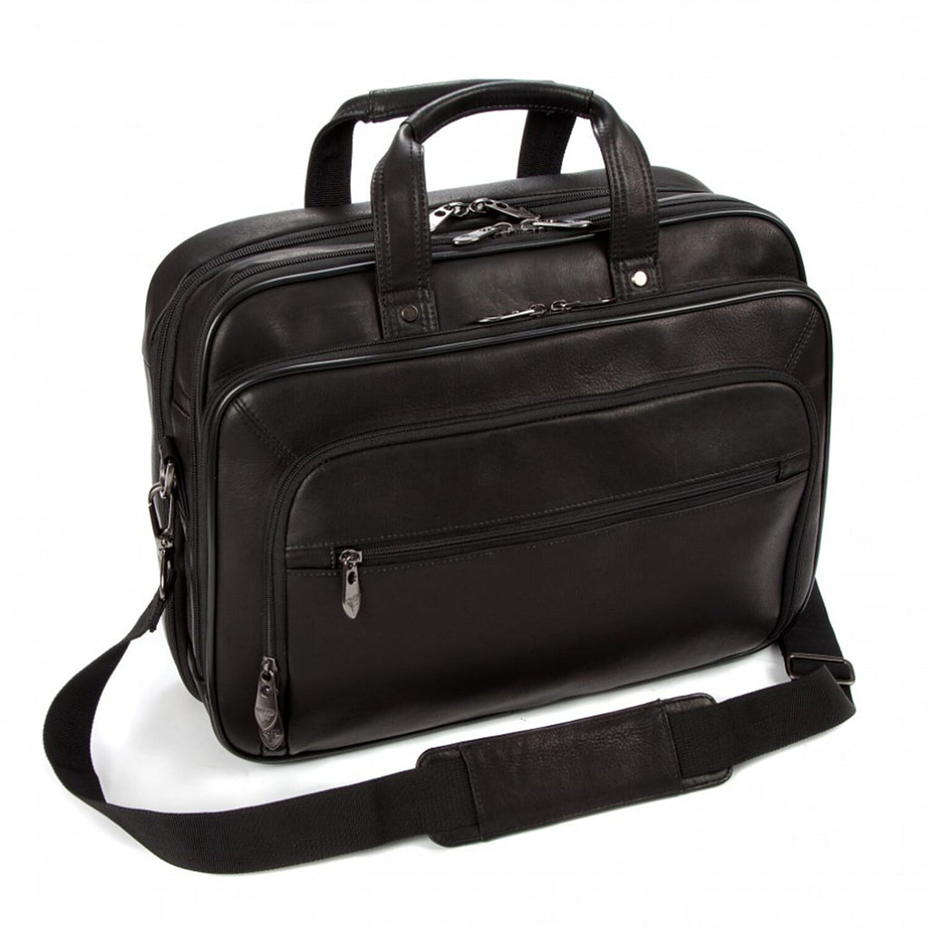 Falcon Colombian Leather 15.6 Inch bag - Black