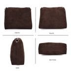 Gala Special Set of 2 Genuine Leather Leopard Tote Bag with Hand Bag