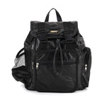 Styled By 100% Genuine Leather Backpack - Black