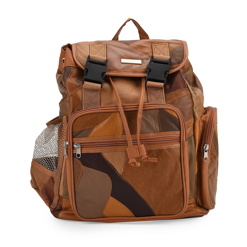 Styled By 100% Genuine Leather Backpack - Multi