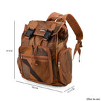 Styled By 100% Genuine Leather Backpack - Multi