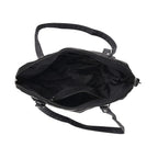 Styled By - Designer Inspired 100% Genuine Leather Tote Bag - Black