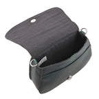 100% Genuine Leather Crossbody Bag (Size 20x6x15 cm) - Olive Green & Black